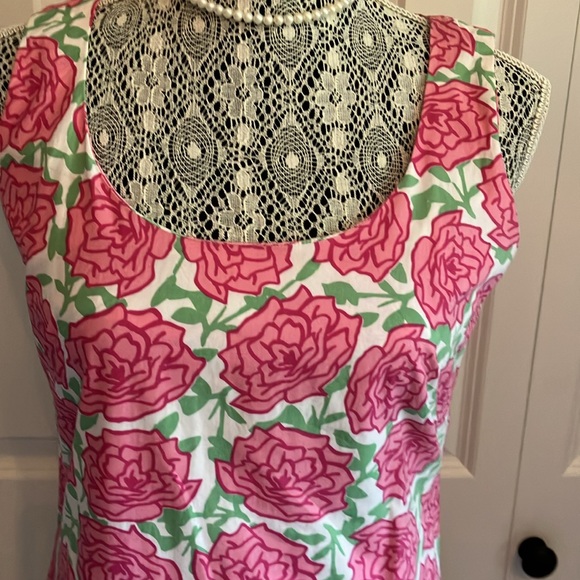 Super cute size 4 pink peony sleeveless dress by Hatley Resort. - Picture 2 of 16